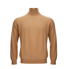 KANGRA Eleganter brauner Wollpullover für Herren