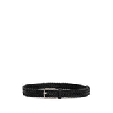 Bottega Veneta Black Leather Belt