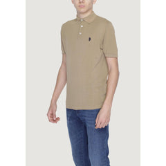 Pull en coton beige US POLO ASSN.