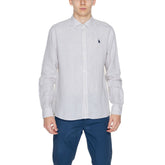 Chemise en lin beige US POLO ASSN.