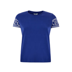 T-shirt Kenzo Chic bleu en coton pour un confort élégant