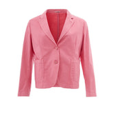 Veste élégante en coton rose Lardini pour elle