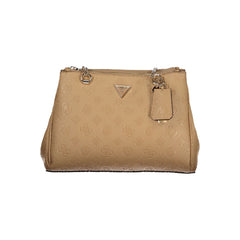 Guess Jeans Beige Polyethylen Damenhandtasche