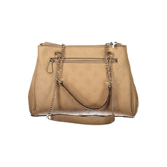 Guess Jeans Beige Polyethylen Damenhandtasche