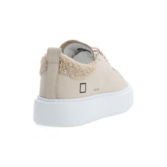 Baskets en cuir beige DATE