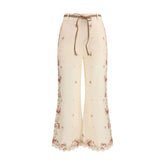 Zimmermann Beige Cotton Flared Pants