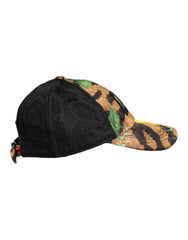Casquette de baseball 6 panneaux Dolce & Gabbana multicolore avec logo DG