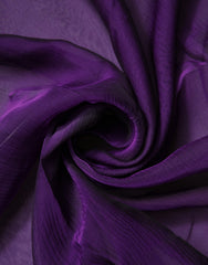 Châle rectangulaire en soie violette Dolce & Gabbana