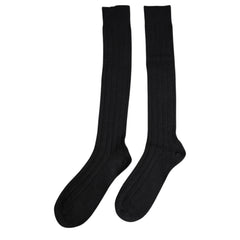 Chaussettes montantes noires Dolce & Gabbana à logo DG
