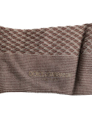 Dolce & Gabbana braune Herrensocken mit einfarbigem DG-Logo, mittelhoch