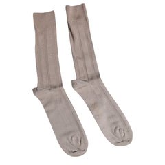 Chaussettes montantes Dolce & Gabbana marron en coton stretch à logo