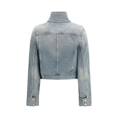 Courrèges Blue Cotton Denim Jacket - IT36 | XS