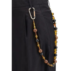 Darkpark Black Cotton Casual Pants