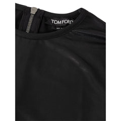 T-shirt à manches longues Tom Ford en viscose noire