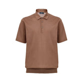 Gran Sasso Brown Silk Polo Shirt - IT50 | L