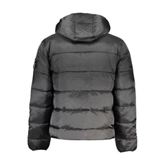 Schwarze Herrenjacke von Calvin Klein aus Polyester