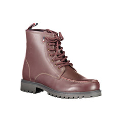 Bottes pour hommes en cuir rouge US POLO ASSN.