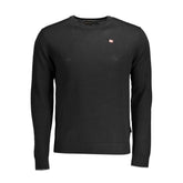 Pull en laine noire pour homme Napapijri