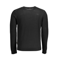 Pull en laine noire pour homme Napapijri
