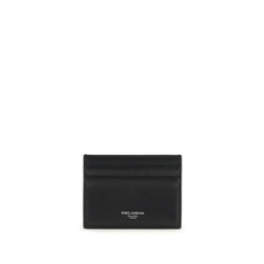 Dolce & Gabbana Black Cotton Wallet