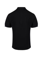 Schwarzes Poloshirt aus Baumwolle von Burberry