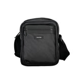 Elegante schwarze Schultertasche aus recyceltem Material von Calvin Klein