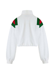 Gucci Sweatshirt aus weißem Polyester mit Logo