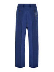 Gucci-Hose aus klassischer blauer Baumwolle