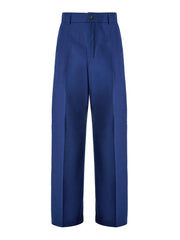 Gucci-Hose aus klassischer blauer Baumwolle