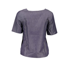 T-shirt unisexe en coton bleu Gant