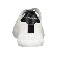 Calvin Klein Sneaker aus weißem Polyester