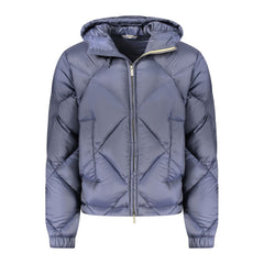 K-WAY Herrenjacke aus blauem Polyester