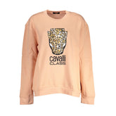Cavalli Class Damenpullover aus rosa Baumwolle