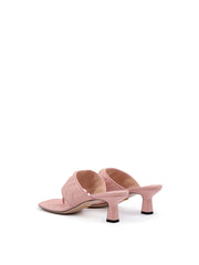 Gucci Mystic Pink Nappa Charlotte Ledersandalen