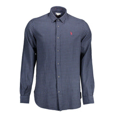 Chemise homme en coton bleu US POLO ASSN.