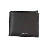 Elegante schwarze Ledergeldbörse von Calvin Klein mit RFID-Blockierung