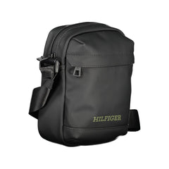 Borsa a tracolla Tommy Hilfiger nera in polietilene