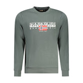 Napapijri Green Cotton Men Sweater