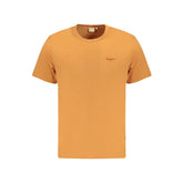 Pepe Jeans Orangefarbenes Baumwoll-T-Shirt