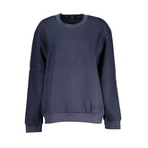 Cavalli Class blauer Baumwollpullover für Damen