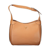 Borsa a tracolla Guess Jeans Marrone in Polietilene Donna