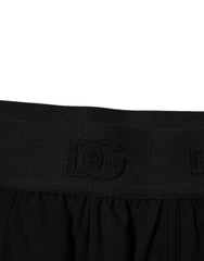 Dolce & Gabbana Schwarze Boxershorts aus Stretch-Baumwolle (Regular)