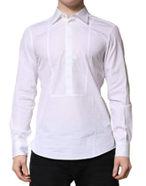 Chemise habillée Dolce & Gabbana blanche en popeline de coton pour homme
