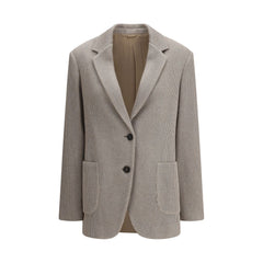 Veste Brunello Cucinelli côtelée en lurex