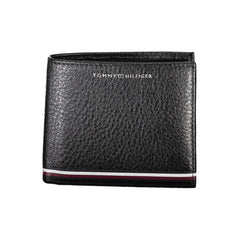 Portefeuille en cuir noir pour homme Tommy Hilfiger