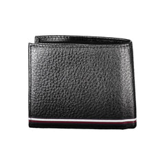 Portefeuille en cuir noir pour homme Tommy Hilfiger