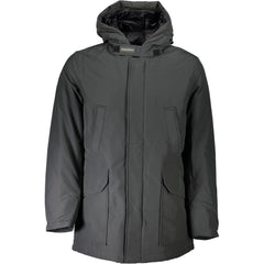 Woolrich Gray Cotton Men Jacket