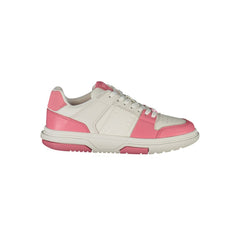 Baskets Tommy Hilfiger en cuir rose pour femme
