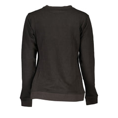 Cavalli Class schwarzer Baumwollpullover für Damen