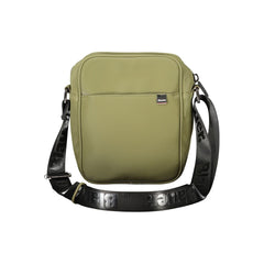 Sac bandoulière homme en polyester vert bleu